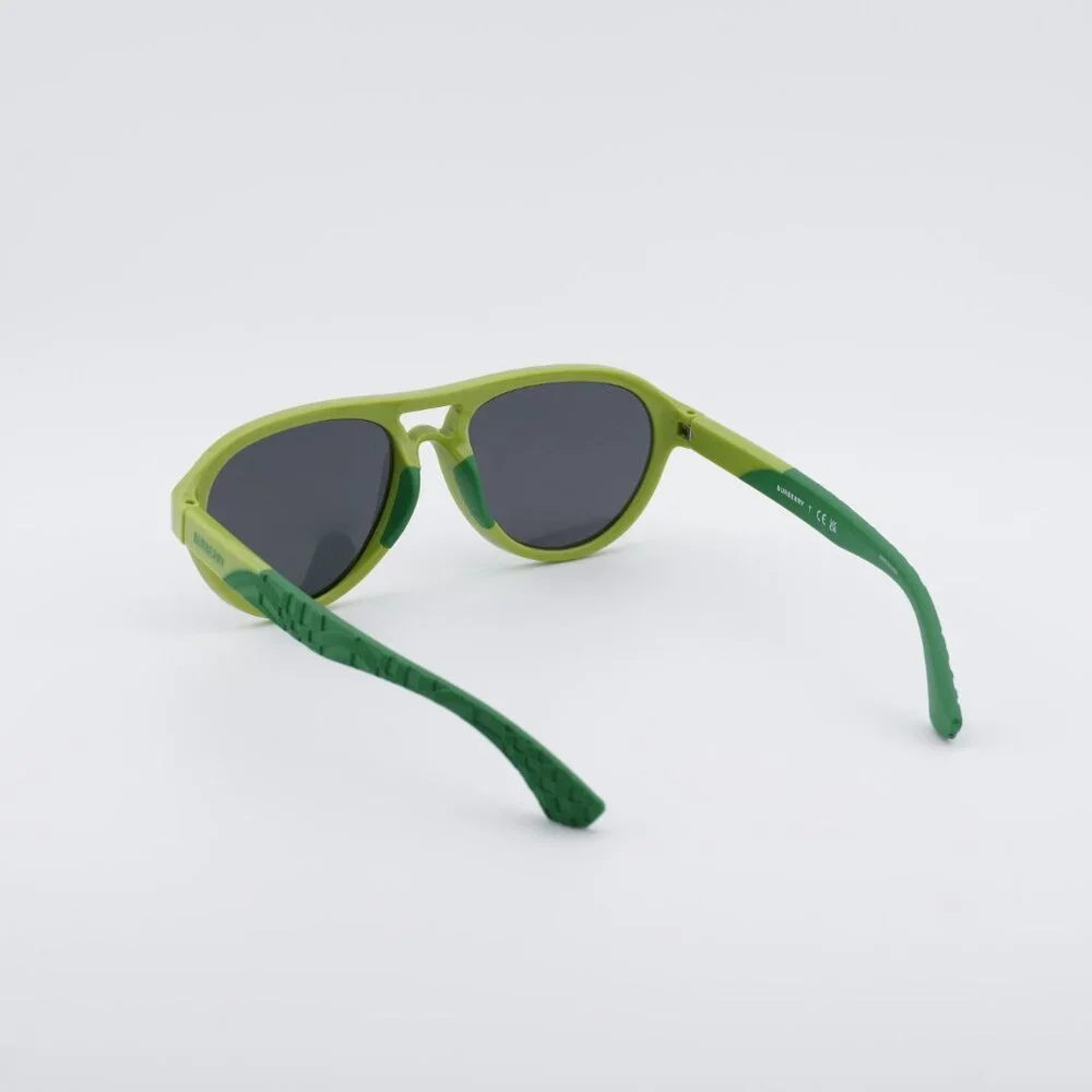 Burberry Kids JB4005U 418287 Sunglasses Green Aviator Frame, Grey Lenses